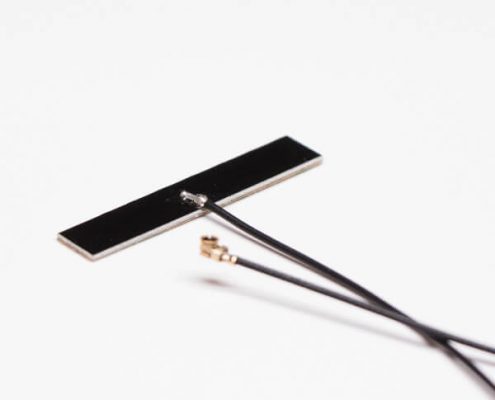 wifi 2.4g 5g 雙頻天線pcb硬板焊接RF 1.13黑色線材接IPEX接頭