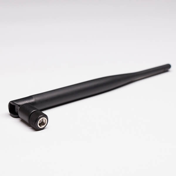 衛星wifi天線2.4G 5dbi黑色大s棒狀天線配SMA天線插座 衛星wifi天線2.4G 5dbi黑色大s棒狀天線配SMA天線插座