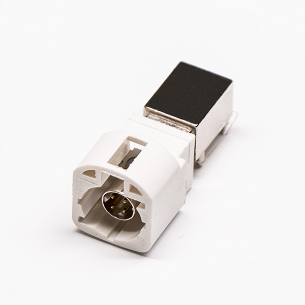 1 LVDS接口HSD公頭910度插孔接PCB板